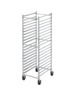 Channel 402AKD Aluminum Bun Pan Rack | 15-Pan, End Load