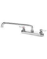 Krowne 13-812L Silver Series Faucet Deck Mount 12" Swing Spout