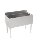 Krowne 18-36 Silver Series Insulated Ice Bin 36" W x 12" D with Sliding Cover