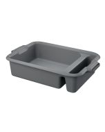 Vollrath 52632 Signature Heavy-Duty 2-Compartment Bus Box Gray
