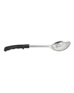 Perforated Stainless Steel Basting Spoon | 15" | Black Handle