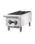 Winco NGHP-2 Spectrum 12" Gas Hot Plate | 2-Burner