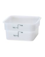 Cambro 2SFSP148 Food Storage Container | 2 Qt | White Container