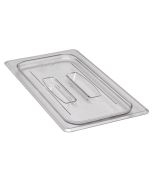 Cambro 1/3 Size Clear Handled Lid for Food Storage Pan