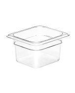 Cambro 1/6 Size Clear Food Storage Pan, 4" Deep 