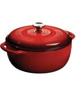 Red Cast Iron Dutch Oven, 6 Qt.