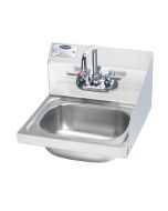 Krowne HS-2-RS Wall Mount Hand Sink with Right Splash and Faucet