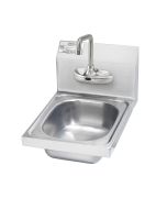 Krowne HS-64 12" Compact Hand Sink with 4" Center Sensor Faucet
