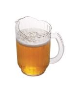 Cambro 60 oz Clear Plastic Beer & Beverage Pitcher