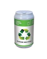 IRP 3201408 Recycle Bin Can, Soda Can Shaped Bin - with Recycle Graphic