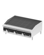 Vollrath CBGMD-36 Radiant Countertop Charboiler, 3 Burner, 36" Width