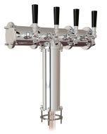 UBC Terra Tower 4 Faucets Stainless Steel