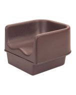 Cambro 100BCS131 Booster Seat, Brown Single Height | 100BCS131