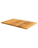 32" x 48" Indoor/Outdoor Wood Table Top | Atacama Cherry Finish