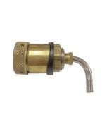 Brass Elbow Faucet Shank Assembly for Beer Towers, 3/16" ID