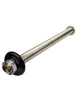 Nickel Plated Assembled Beer Shank Kit 18" x 1/4" Bore