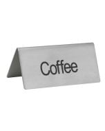 Coffee Table Top Tent Sign