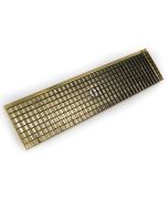 24" x 5-3/8"  Brass Countertop Drip Tray with Drain
