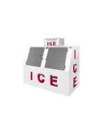 Ice Merchandiser the Leer  L60ASL commercial ice freezer has two door holds 200 seven Lbs bag of ice in the ice bin merchandiser