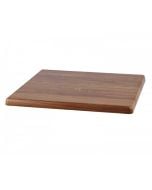 36" x 36" Indoor/Outdoor Wood Table Top | Teak Finish