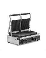 Special Offer - Vollrath PSG4-DG208240 Double Grooved Plate Panini Sandwich Press