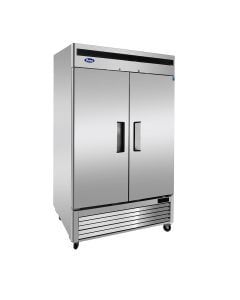 Atosa MBF8507 Two Solid Door Two Section Reach-In Refrigerator