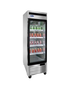 Atosa MCF8701GR One Section Single Door Freezer Merchandiser