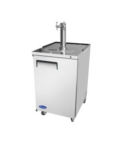 Atosa Kegerator Portable Tapper with Dual Faucet Tower 