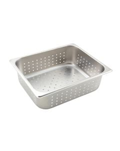 1/2 Size Perforated Steam Table Pan, 4" Depth