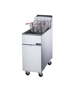 Dukers DCF4-LPG Gas 50 lb. Floor Fryer | LP