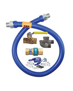 Dormont Blue Hose™ Gas Connector Kit, 3/4" X 48" Long 