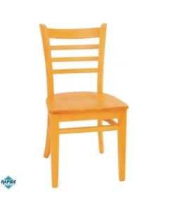 Quickship Ladderback Chair, Wood Seat