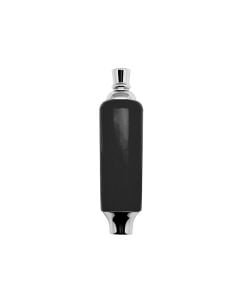 Krome Dispense C263 Black Plastic Tap Handle with Brass Ferrule and Finial
