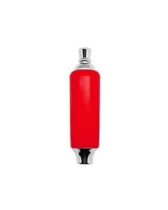 Krome Dispense C264 Red Plastic Tap Handle with Brass Ferrule and Finial