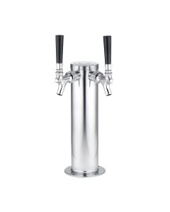 Olmstead Standard Stainless Steel Tower Dual Faucet | NSF