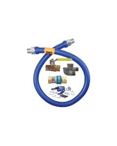 Dormont Blue Hose Gas Connector Kit, 3/4" X 60" Long