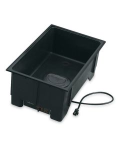 Vollrath 72105 Cayenne One-Well Full-Size Drop-In Warmer with Drain and Unit-Mounted Control Panel