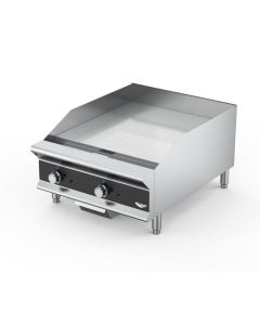 Vollrath GGHDM-24 24" Heavy-Duty Flat-Top Gas Griddle Manual Controls