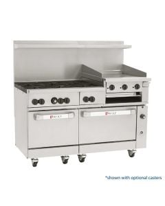 Wolf C60SS-6B24GB Challenger XL 60" Gas Range | 6 Burners | 24" Griddle-Broiler