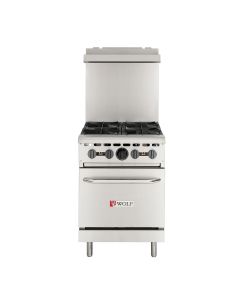 Wolf WX24-4BP 24" WX Series 4-Burner Gas Range | Propane Gas