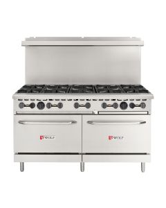 Wolf WX60-10BP 60" WX Series 10-Burner Gas Range w/ 2 Ovens | Propane Gas