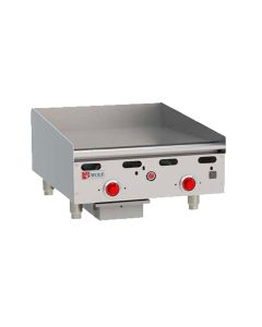 Wolf ASA24 24" Heavy Duty Thermostatic Gas Griddle