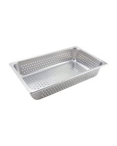 Full Size Perforated Steam Table Pan, 4" Deep