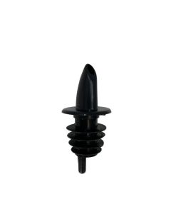 Black Free Flow Liquor Bottle Shot Speed Pourer, No Collar