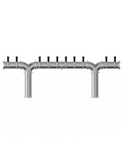 UBC Yukon 10 Faucet Y Tower Stainless Steel Polished Finish Glycol Ready