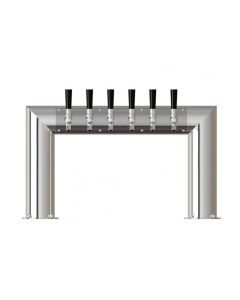 UBC Norma 6 Faucet Tower Stainless Steel Polished Finish Glycol Ready