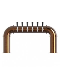 UBC Apollo 6 Faucet Tower Brass Brushed Copper Finish Glycol Ready