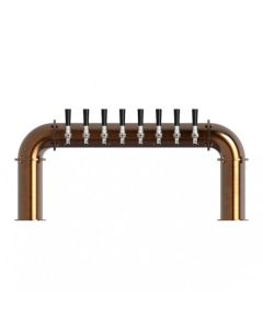 UBC Apollo 8 Faucet Tower Brass Brushed Copper Finish Glycol Ready