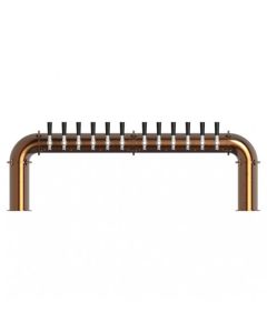 UBC Apollo 12 Faucet Tower Brass Brushed Copper Finish Glycol Ready