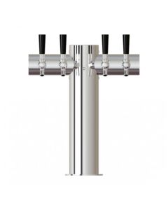 UBC Ture 4 Faucet T Tower Stainless Steel Polished Finish Glycol Ready